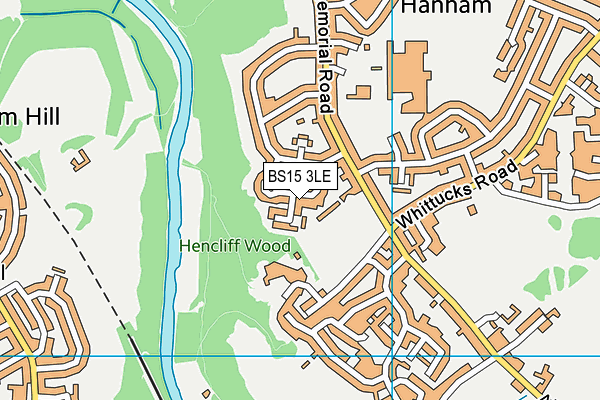 BS15 3LE map - OS VectorMap District (Ordnance Survey)