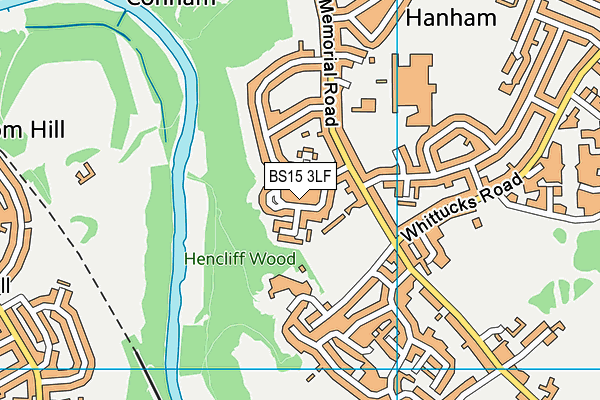 BS15 3LF map - OS VectorMap District (Ordnance Survey)