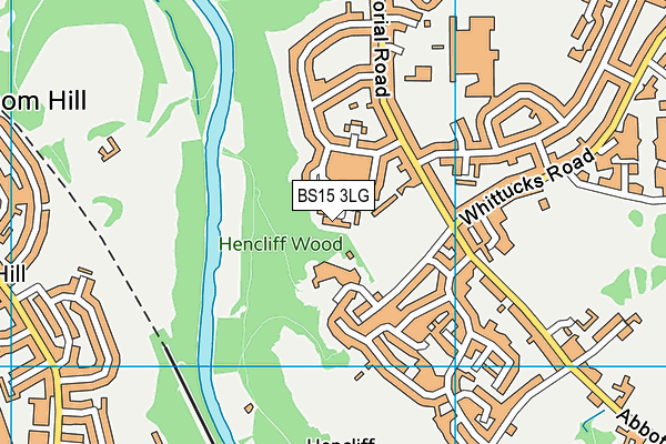 BS15 3LG map - OS VectorMap District (Ordnance Survey)