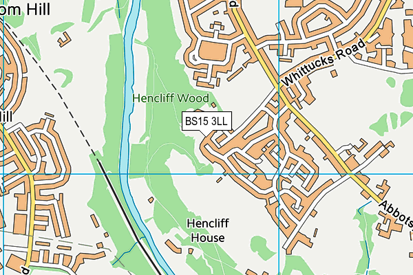 BS15 3LL map - OS VectorMap District (Ordnance Survey)