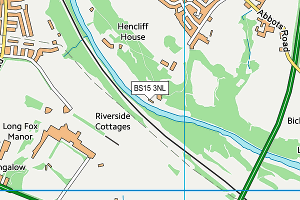 BS15 3NL map - OS VectorMap District (Ordnance Survey)