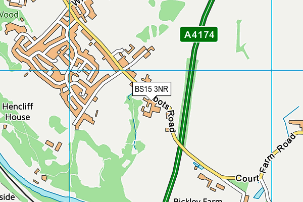 BS15 3NR map - OS VectorMap District (Ordnance Survey)