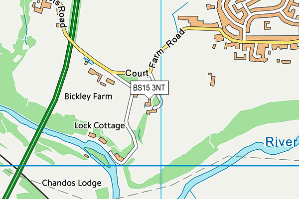 BS15 3NT map - OS VectorMap District (Ordnance Survey)