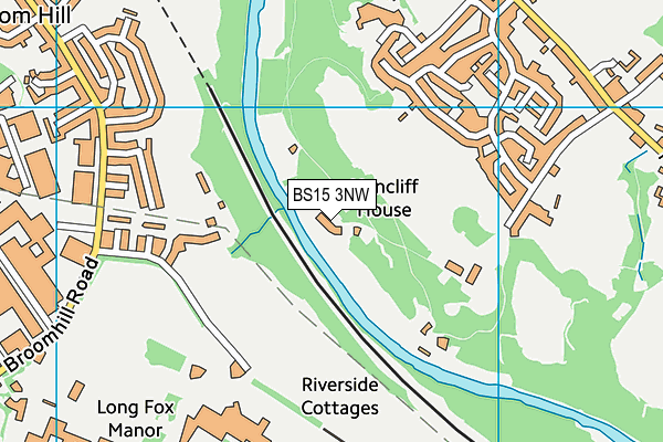 BS15 3NW map - OS VectorMap District (Ordnance Survey)