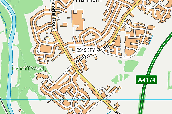 BS15 3PY map - OS VectorMap District (Ordnance Survey)