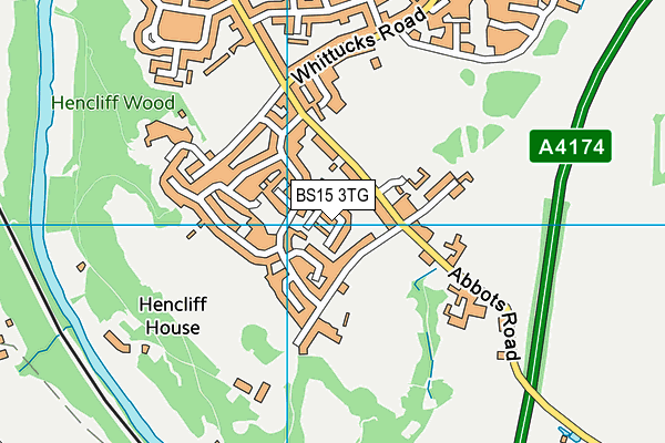 BS15 3TG map - OS VectorMap District (Ordnance Survey)