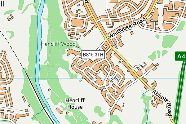 BS15 3TH map - OS VectorMap District (Ordnance Survey)