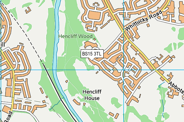 BS15 3TL map - OS VectorMap District (Ordnance Survey)