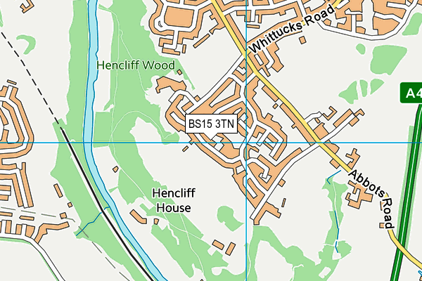BS15 3TN map - OS VectorMap District (Ordnance Survey)