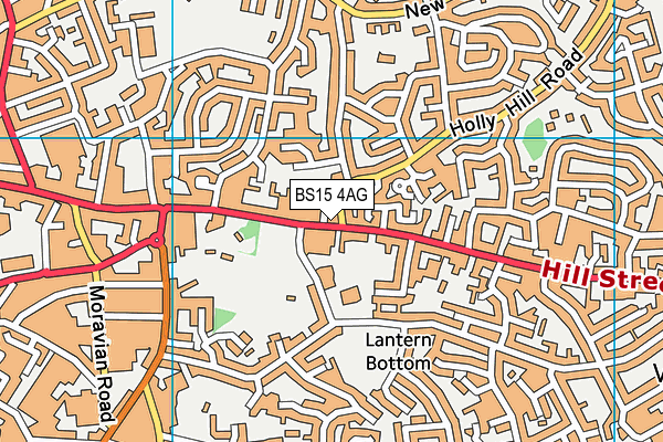 BS15 4AG map - OS VectorMap District (Ordnance Survey)