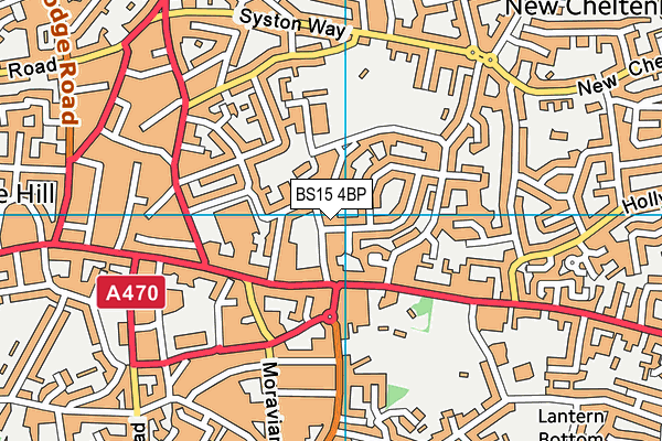 BS15 4BP map - OS VectorMap District (Ordnance Survey)
