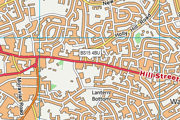 BS15 4BU map - OS VectorMap District (Ordnance Survey)