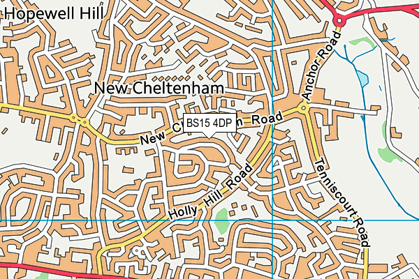 BS15 4DP map - OS VectorMap District (Ordnance Survey)