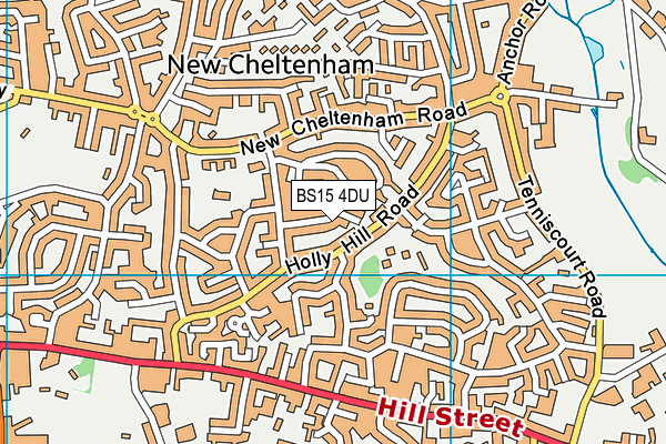 BS15 4DU map - OS VectorMap District (Ordnance Survey)