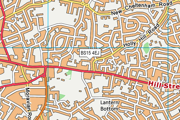 BS15 4EJ map - OS VectorMap District (Ordnance Survey)