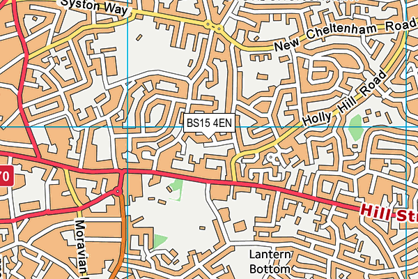BS15 4EN map - OS VectorMap District (Ordnance Survey)