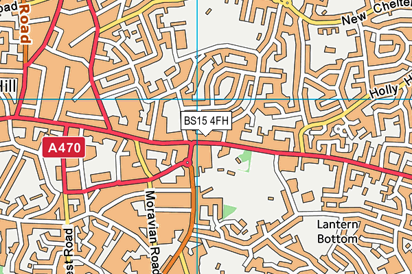 BS15 4FH map - OS VectorMap District (Ordnance Survey)