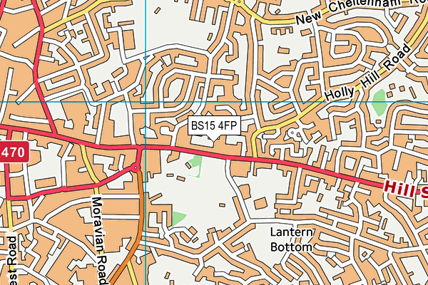 BS15 4FP map - OS VectorMap District (Ordnance Survey)