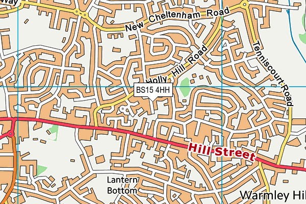 BS15 4HH map - OS VectorMap District (Ordnance Survey)