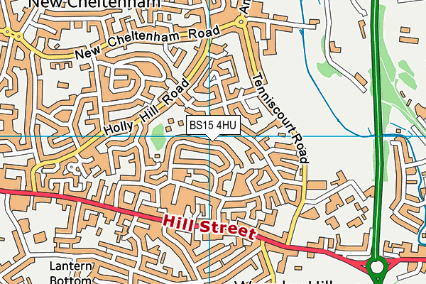 BS15 4HU map - OS VectorMap District (Ordnance Survey)
