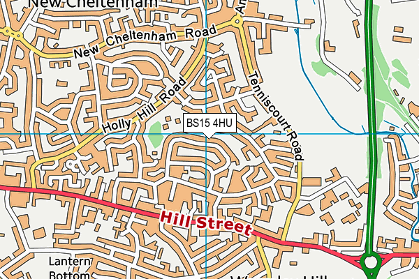 Map of CAINS BUILDING SERVICES LTD at district scale