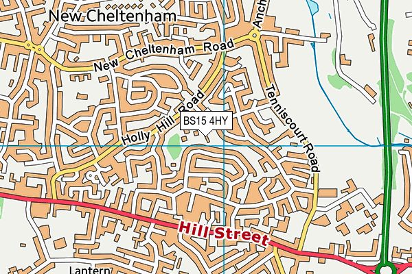 BS15 4HY map - OS VectorMap District (Ordnance Survey)