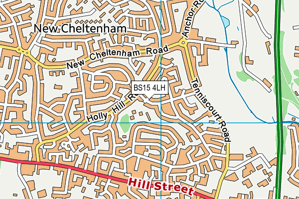 BS15 4LH map - OS VectorMap District (Ordnance Survey)