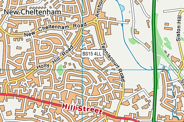 BS15 4LL map - OS VectorMap District (Ordnance Survey)