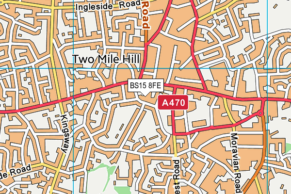Map of THE STUDIO TWO (BRISTOL) LTD at district scale