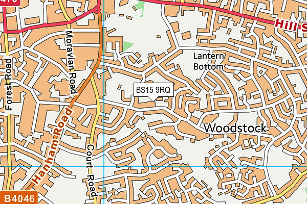 BS15 9RQ map - OS VectorMap District (Ordnance Survey)