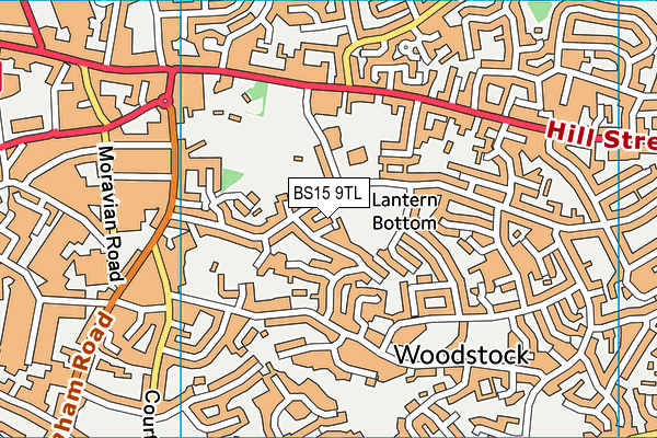 BS15 9TL map - OS VectorMap District (Ordnance Survey)