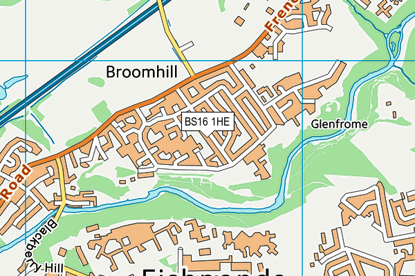 Map of FROME VALE SERVICES LTD at district scale