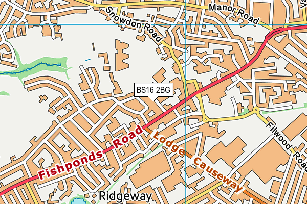 St Matthias Academy map (BS16 2BG) - OS VectorMap District (Ordnance Survey)