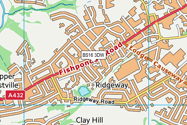Map of 532-534 FISHPONDS ROAD BRISTOL MANAGEMENT COMPANY LIMITED at district scale