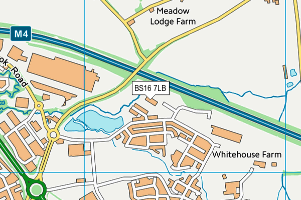 BS16 7LB map - OS VectorMap District (Ordnance Survey)