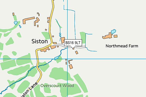 BS16 9LT map - OS VectorMap District (Ordnance Survey)