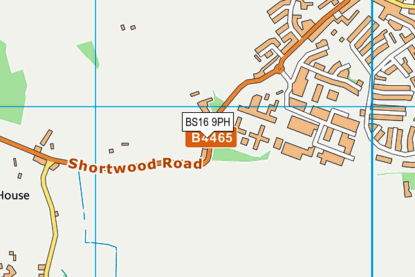BS16 9PH map - OS VectorMap District (Ordnance Survey)
