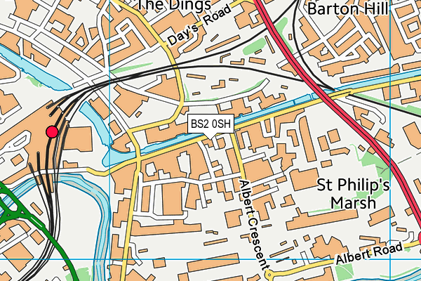 BS2 0SH map - OS VectorMap District (Ordnance Survey)