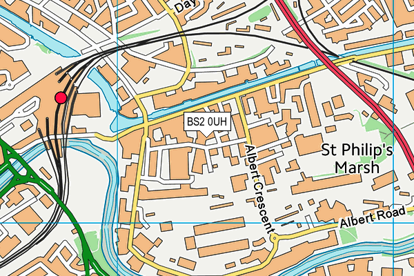 BS2 0UH map - OS VectorMap District (Ordnance Survey)