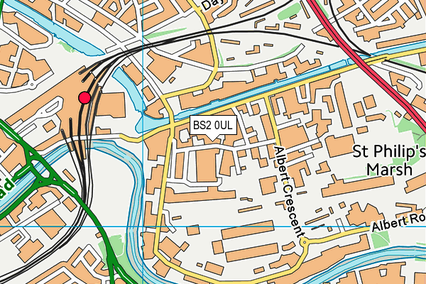 BS2 0UL map - OS VectorMap District (Ordnance Survey)