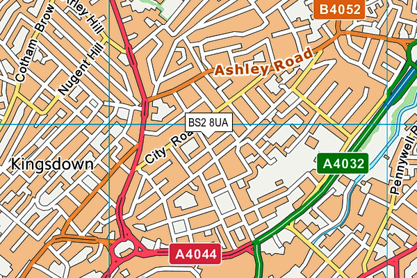 Docklands Community Centre map (BS2 8UA) - OS VectorMap District (Ordnance Survey)