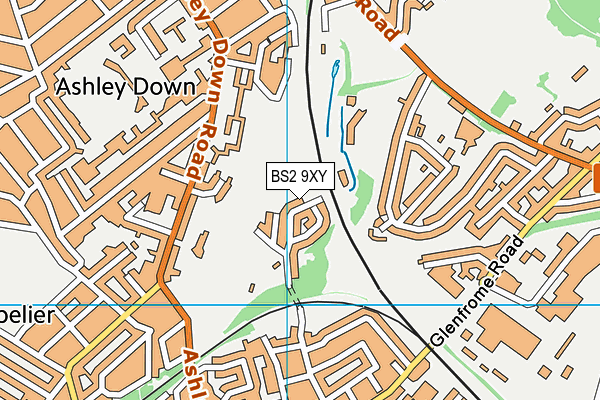 BS2 9XY map - OS VectorMap District (Ordnance Survey)