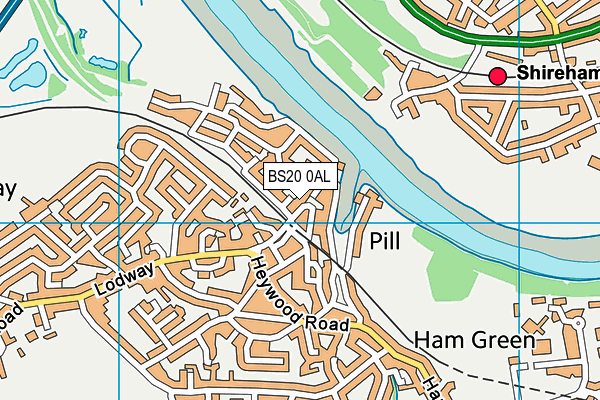 BS20 0AL map - OS VectorMap District (Ordnance Survey)