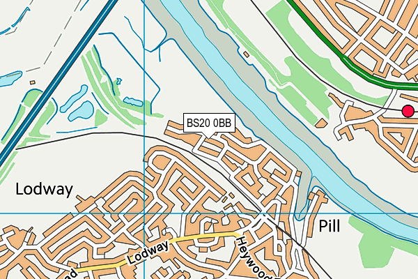 BS20 0BB map - OS VectorMap District (Ordnance Survey)