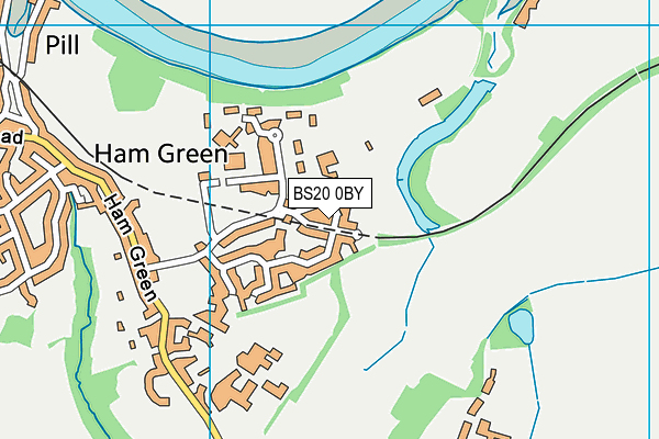 BS20 0BY map - OS VectorMap District (Ordnance Survey)