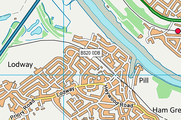 BS20 0DB map - OS VectorMap District (Ordnance Survey)