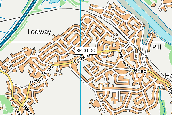 BS20 0DQ map - OS VectorMap District (Ordnance Survey)