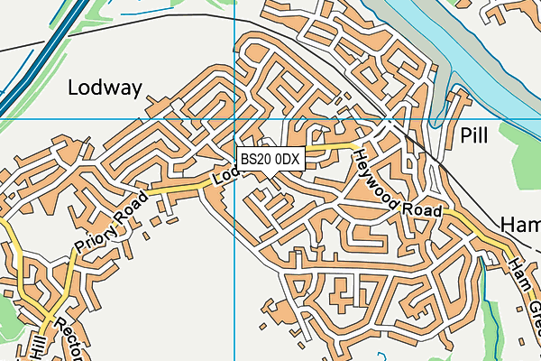 BS20 0DX map - OS VectorMap District (Ordnance Survey)