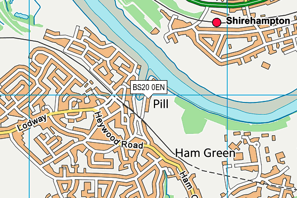 BS20 0EN map - OS VectorMap District (Ordnance Survey)