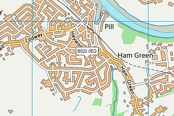 BS20 0EQ map - OS VectorMap District (Ordnance Survey)